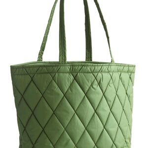 New Vera Bradley Olive Ultralight Quilted Grand Tote